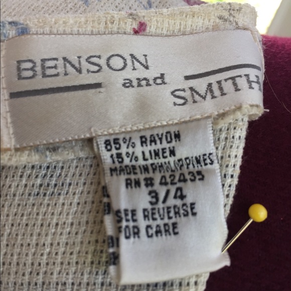 Flattering linen/rayon fitted waist front buttons - Picture 7 of 8